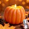 StaticPoster; Fall Decor, Fall Decorations for Home Large Flameless Pumpkin Candle Orange; Category:Fall Candles; Image:2